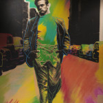 James Dean Canvas Signed By Steve Kaufman