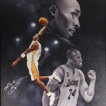 Kobe Bryant Signed Canvas