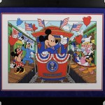 Mickey Mouse For President Limited Edition Serigraph "Campaign Train"