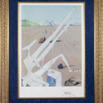 Salvador Dali "Martian Dali" Limited Edition Plate Signed Lithograph