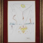 Salvador Dali  "Philosopher Crushed" Limited Edition Plate Signed Lithograph