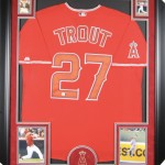 Mike Trout Signed Jersey Collage
