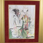 Pablo Picasso "Galerie Felix Vercel" 1972 Plate Signed Lithograph