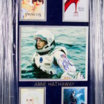 Anne Hathaway Signed photo collage.