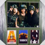 Charlie's Angels signed photo collage by Cameron Diaz, Drew Barrymore, & Lucy Liu.