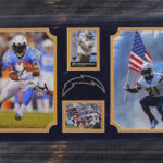LaDainian Tomlinson Signed Card Collage.